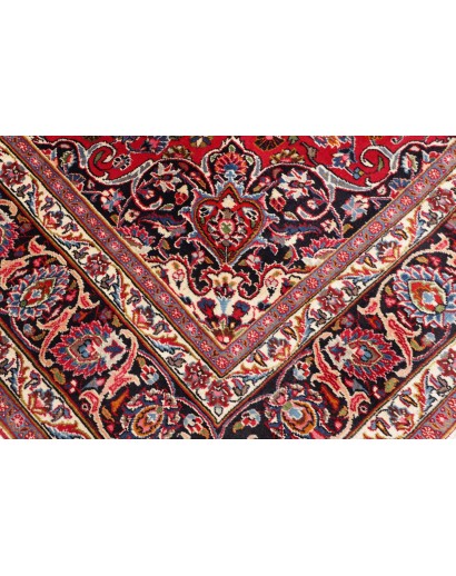 Tappeto Mashad Persia marrone bianco 193x289