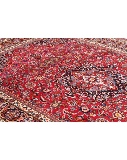 Tappeto Mashad Persia marrone bianco 193x289