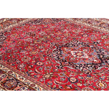 Tappeto Mashad Persia marrone bianco 193x289