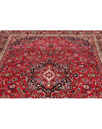 Tappeto Mashad Persia marrone bianco 193x289