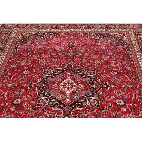 Tappeto Mashad Persia marrone bianco 193x289