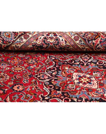 Tappeto Mashad Persia marrone bianco 193x289