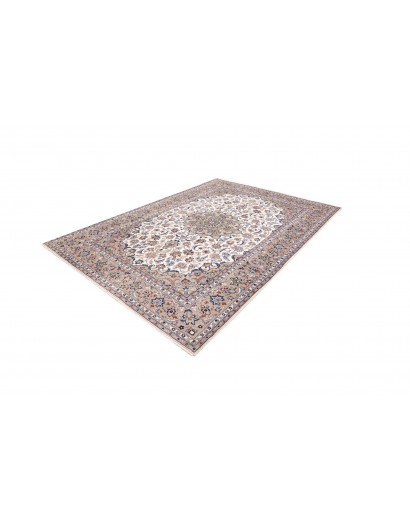 Tappeto Kashan Persia beige bianco 200x285