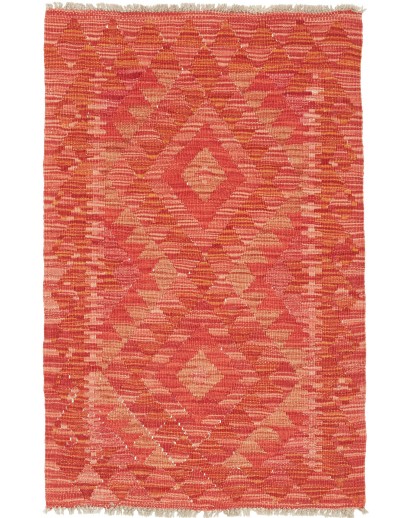 Tappeto Kilim Afghanistan rosso 59x92