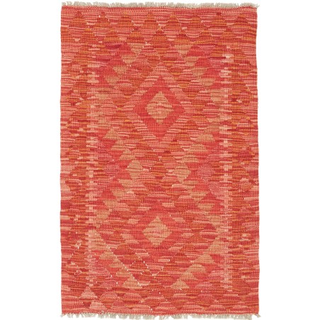 Tappeto Kilim Afghanistan rosso 59x92