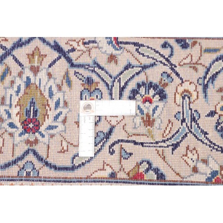 Tappeto Kashan Persia bianco grigio 195x292