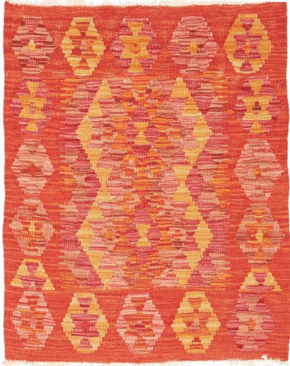 Tappeto Kilim Afghanistan rosso 69x85