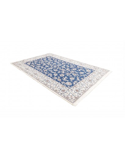 Tappeto Nain Kashmar Persia blu 198x292
