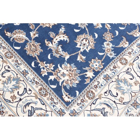 Tappeto Nain Kashmar Persia blu 198x292