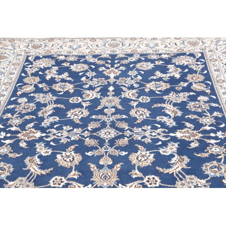 Tappeto Nain Kashmar Persia blu 198x292