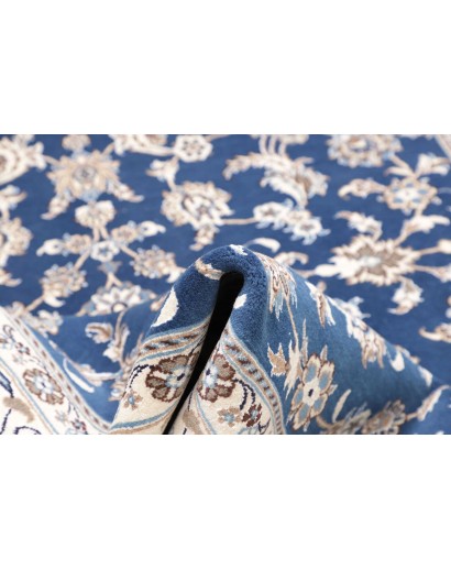 Tappeto Nain Kashmar Persia blu 198x292