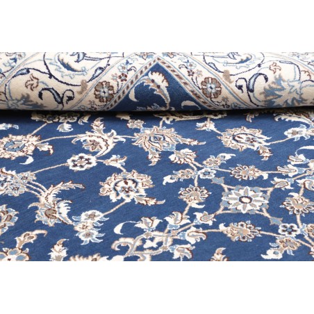Tappeto Nain Kashmar Persia blu 198x292