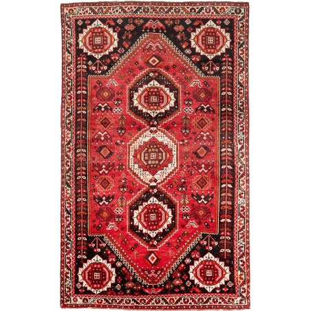 Tappeto Shiraz Fine Persia marrone giallo 160x267