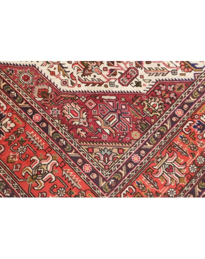 Tappeto Tabriz Persia rosso giallo 200x300