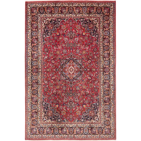 Tappeto Mashad Persia marrone grigio 193x300