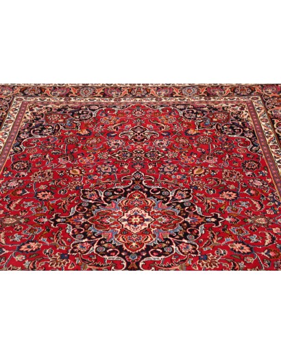 Tappeto Mashad Persia marrone grigio 193x300