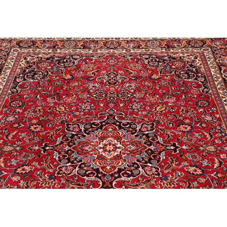 Tappeto Mashad Persia marrone grigio 193x300