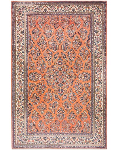 Tappeto Sarough Persia marrone grigio 196x310
