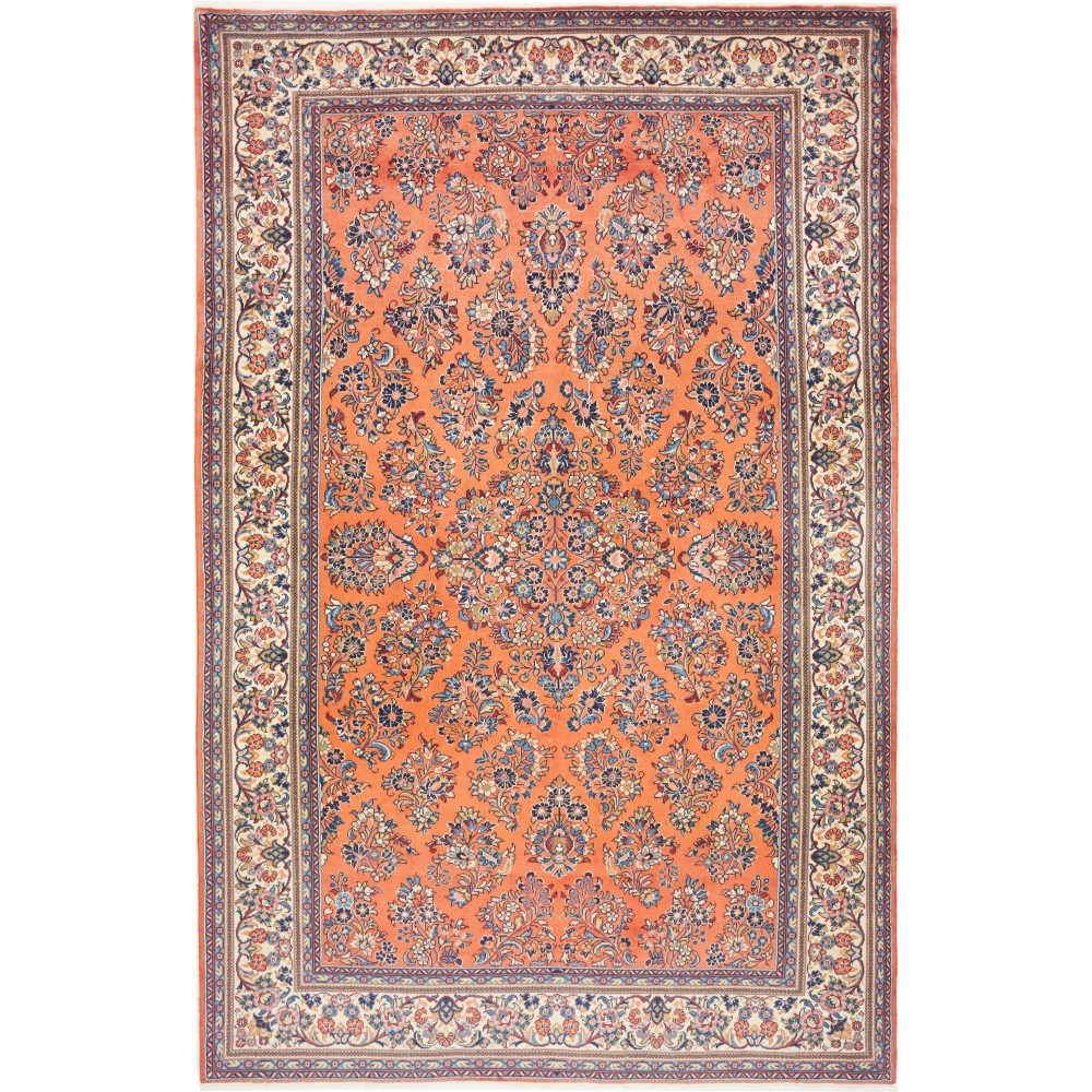 Tappeto Sarough Persia marrone grigio 196x310