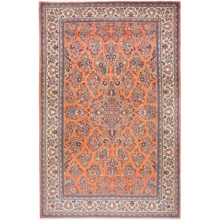 Tappeto Sarough Persia marrone grigio 196x310