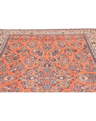 Tappeto Sarough Persia marrone grigio 196x310