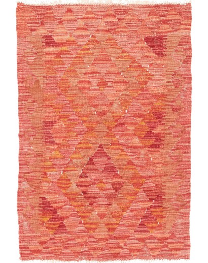 Tappeto Kilim Afghanistan arancione 60x90
