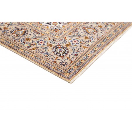 Tappeto Kashan Persia bianco grigio 192x305
