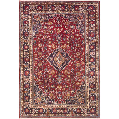 Tappeto Mashad Persia marrone giallo 195x290