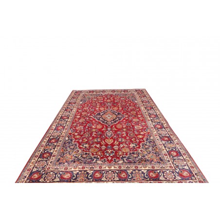 Tappeto Mashad Persia marrone giallo 195x290