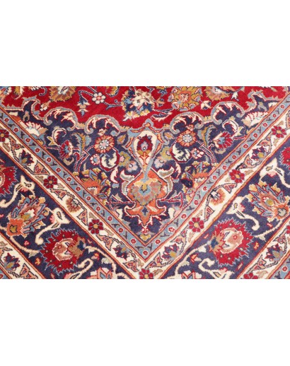 Tappeto Mashad Persia marrone giallo 195x290