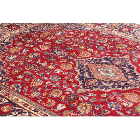 Tappeto Mashad Persia marrone giallo 195x290