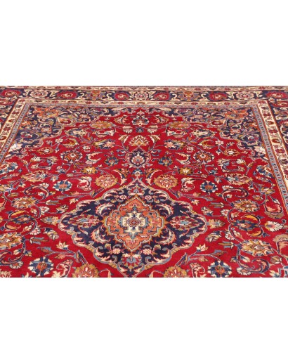 Tappeto Mashad Persia marrone giallo 195x290