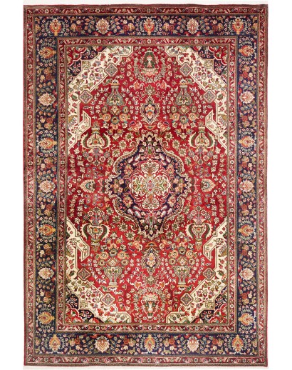 Tappeto Tabriz Persia marrone 200x300
