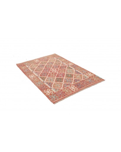 Tappeto Kilim Afghanistan marrone 104x148
