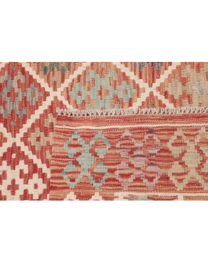 Tappeto Kilim Afghanistan marrone 104x148