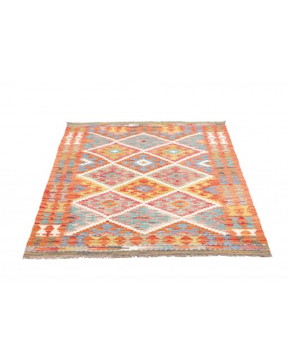 Tappeto Kilim Afghanistan marrone 101x147