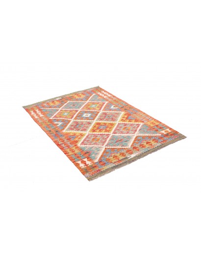 Tappeto Kilim Afghanistan marrone 101x147