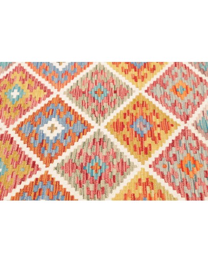 Tappeto Kilim Afghanistan marrone 101x147