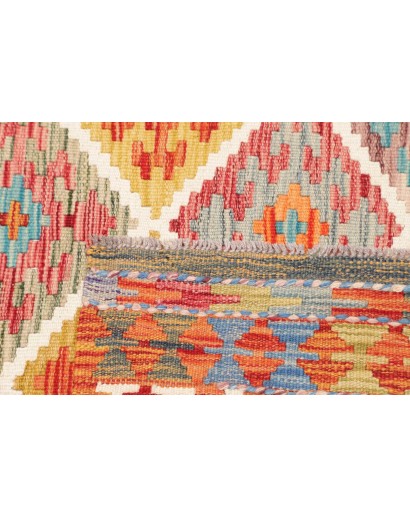 Tappeto Kilim Afghanistan marrone 101x147