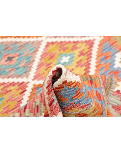 Tappeto Kilim Afghanistan marrone 101x147