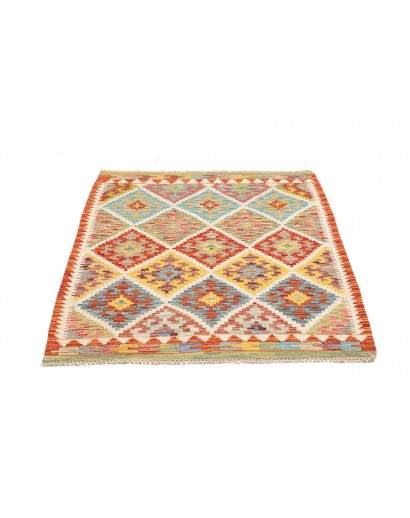 Tappeto Kilim Afghanistan marrone 102x139