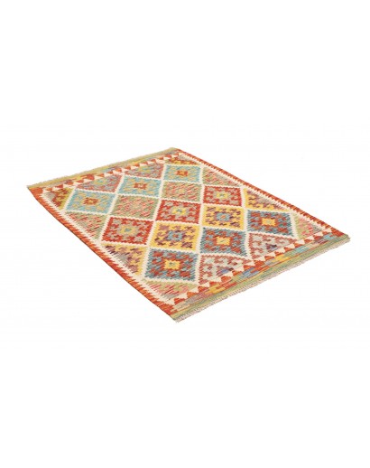 Tappeto Kilim Afghanistan marrone 102x139