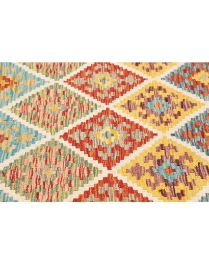 Tappeto Kilim Afghanistan marrone 102x139