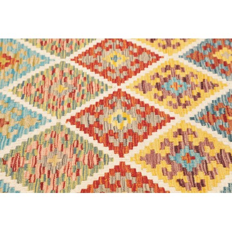 Tappeto Kilim Afghanistan marrone 102x139