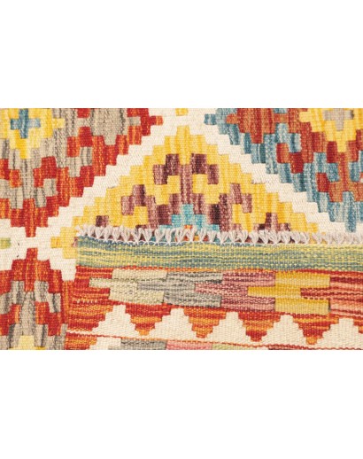 Tappeto Kilim Afghanistan marrone 102x139