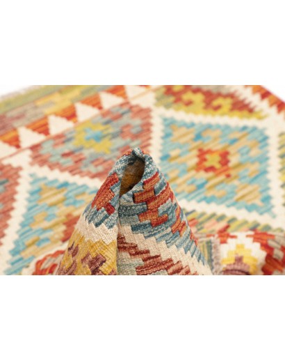 Tappeto Kilim Afghanistan marrone 102x139