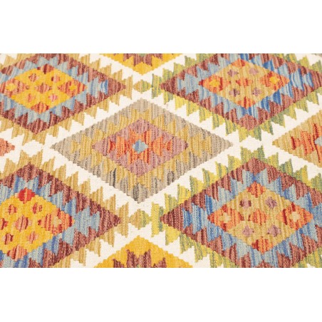 Tappeto Kilim Afghanistan marrone bianco 99x155