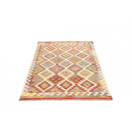 Tappeto Kilim Afghanistan marrone giallo 103x151