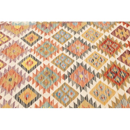 Tappeto Kilim Afghanistan marrone giallo 103x151