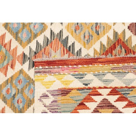 Tappeto Kilim Afghanistan marrone giallo 103x151